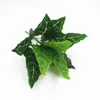 Planta de simulación pared verde paisajismo de pared verde accesorios de hojas verdes plantas pequeñas en maceta arreglo floral hojas hojas de monstera decoración de escritorio adornos