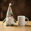 Decoración Navideña Adornos de Gnomo Brillantes Enano sin Rostro Adornos Creativos Ventana del Hogar Decoraciones Festivas