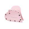 Pinza para el pelo de Ácido Acético Real, Pinza para el pelo con Puntos de Corazón, Diamante y Letra, Diseño Lindo, Pinza de Tiburón Asimétrica, Pinza para el pelo personalizada para Mujer