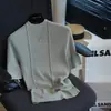 100% Lã Penteada Sem Costura Peça Única Gola Alta Curta Manga Curta Malha Camada Base Feminino Look Emagrecedor Top Primavera 909g