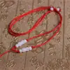 Cuerda para collar al por mayor jarrón cuerda trenzada de cuentas largas cuerda roja cuerda para collar colgante cuerda para colgar cuerda de jade artículo