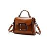 Nuevo 2025 Bolso Pequeño Cuadrado de Hombro Cruzado de Moda y Tendencia Hecho de Cuero Genuino Piel de Vaca Bolso para Mujer Estilo Fresco y Dulce