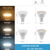 Vaso de Lámpara Led Transfronterizo Gu10 Aluminio Recubierto de Plástico Mr16 220V Bombilla 6W Fuente de Luz Skugu5.3 Cuentas de Lámpara Foco Led