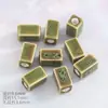 Chaveiro de Contas Soltas Coluna Quadrada Cerâmica Vintage Materiais DIY para Roupas Contas Acessórios para Joias Feitas à Mão Contas Quadradas
