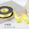 Cinta de Poliéster de Doble Cara de 2 cm Lazo Hecho a Mano Material DIY Flor de Cinta de Satén Empaque Cinta de Seda Corbata Cinta para Colchas