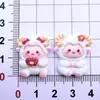 Conejito Creativo Animal Fiesta Hecho a Mano DIY Accesorios de Pegamento de Crema Accesorios Creativos de Resina Charms para Crocs Materiales