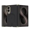 Adecuado para Samsung Galaxy Z Fold 8, funda de teléfono de carga inalámbrica magnética, funda de cuero con protección de bisagra magnética para Fold 7