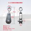 Remolque con gancho de componente de acero inoxidable 304, polea de elevación con cojinete, polea simple portante, polea móvil