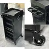 Carrinho para Permanente e Coloração de Barbearia Prateleira de Armazenamento para Cabeleireiro Carrinho de Barbeiro Carrinho de Cabeleireiro Ferramentas Carrinho de Beleza Armário de Armazenamento para Salão de Beleza