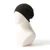 Chapéu 100% caxemira pura outono e inverno chapéu de malha masculino e feminino chapéu versátil circunferência da cabeça grande mostra rosto pequeno proteção para as orelhas chapéu despojado gorro