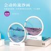 Pintura em Areia Movediça Luminária Noturna Presente Criativo Ampulheta 3D Pintura Luz de Atmosfera Decorativa Ornamento Dinâmico para Mesa de Casa