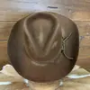Venta caliente transfronteriza Sombrero de fieltro estilo mezclilla decoración de cinturón sombrero de lana otoño e invierno sombrero de fieltro de lana para hombre y mujer