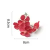 Flores artificiales de begonia de tela, materiales florales hechos a mano para manualidades DIY, accesorios para tocados, guirnaldas, decoración de bodas, flores artificiales para arreglo de escenas