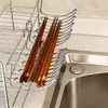 Estante para Platos de Acero Inoxidable Estante de Almacenamiento para Cubiertos Palillos Nuevo Artefacto Expandible Almacenamiento Temporal para Artículos Pequeños Estante Escurridor