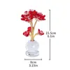 Dazi Lotus Nordic Light Decorações de Sala de Estar de Luxo Presente de Aniversário Criativo Artesanato de Cristal Ornamentos