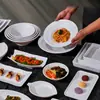 Plato para Carne Imitación Porcelana de Melamina, Plato para Sushi Barbacoa, Plato para Guarnición de Hot Pot Comercial, Plato para Rollos de Cordero, Plato para Platos Fríos