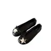 Stock listo zapatos Mary Jane mujer 2026 rosa claro punta redonda moño boca poco profunda suela plana cuero suave zapatos de conducción zapatos individuales mujer