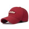 Sombrero de Primavera con Agujeros Plegables de Nuevo Ajuste para Hombres y Mujeres con Letras Bordadas de Algodón Casual a la Moda