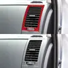 Adecuado para Toyota Tundra 07-13 Marco Decorativo de Pegatina para Rejilla de Ventilación de Aire del Pasajero Modificado Interior del Coche Fibra de Carbono