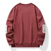 Camiseta de Manga Larga de Algodón Pesado Transfronteriza para Hombre, Camiseta Básica Suelta de Otoño, Nueva Camiseta Fina para Hombre Estilo Americano con Cuello Redondo 2025