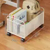 Estante de Almacenamiento para Mochilas Escolares para Uso en el Aula, Caja de Almacenamiento de Libros para Estudiantes de Preparatoria que Viven en el Campus, Caja de Libros Desmontable, Canasta de Libros Debajo de la Mesa