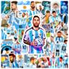 50 Adesivos de Messi, Estrela do Futebol, para Capinhas de Celular, Capacetes de Computador, Adesivos para Bagagem Adesivo Messi