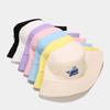 Chapéu da Moda Feminino Estilo Coreano Nova Cor Macaron Baleia de Desenho Animado Chapéu de Pescador Chapéu de Sol Masculino de Verão para Uso Externo Estudante