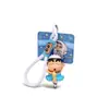 Chaveiro Oficialmente Licenciado Crayon Shin-Chan Série Cos Pingente Charme Fofo para Bolsa Pequeno Presente Atacado