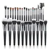 Set de Maquillaje para Principiantes Set de Brochas Polvo Suelto Brocha para Polvo Suave Rubor para Estudiantes Sombra de Ojos Portátil Set Completo Pelo Suave Asequible