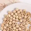 Contas de Madeira Estilo Antigo, Sementes de Bodhi, Contas Redondas de Sândalo, Contas Soltas de Madeira de Sândalo Asa de Frango DIY, Materiais para Joias de Pulseira, Contas de Madeira Naturais