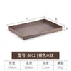 Bandeja Rectangular Plástico melamina Habitación de Hotel Vaso de Agua Bandeja de Té Japonesa Almacenamiento Exhibición Bandeja Restaurante Comercial