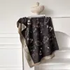 Outono e Inverno Coreano Nova Moda Gato Cachecol de Imitação de Caxemira Estilo Coreano Feminino Estampado Elegante Cachecol Quente Xale para Ar Condicionado