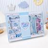 Kulomi Estuche de Regalo de Cuero de Alta Gama Portátil con Materiales para Cuenta de Bolsillo Bolsa de Regalo Papelería para Niños de Primaria Regalo de Cumpleaños