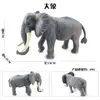 Brinquedos de Simulação Infantil Mundo Animal Marinho Modelo Urso Polar Coelho Polar Rena Moby Dick Enfeites Cognitivos
