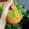 Nuevo Suceden Cosas Buenas Peluche Pequeño Caqui Llavero Peluche Imitación Piel de Conejo Rex Colgante Puesto Recuerdo Colgante Venta al por Mayor