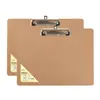 Kangbai A3 tablilla para archivos horizontal clip para sujetar exámenes de estudiante clip organizador tablero de almacenamiento clip art clip para bocetos boceto principiante