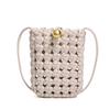 Al por mayor 2026 Nuevo Estilo Nudo Molino de Viento Tejido Vertical Bolso Cruzado para Teléfono Diseño de Nicho Mini Simple Bolso de Hombro Único para Mujer
