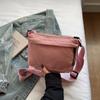 Bolsa de Tela Casual Estilo Literario Ins para Mujer Verano 2025 Nuevo de Moda Versátil Estilo Extranjero Bolso Cruzado para Viajar Bolso Cuadrado Dumpling