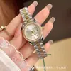 Reloj Serie Datejust 28mm Moderno y a la Moda Rolex Reloj para Mujer Reloj de Cuarzo con Bisel de Diamantes y Esfera de Diamantes Reloj Datejust para Mujer