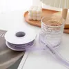 Fita de Malha Cetim Média Fita Inglesa Fita para Embalagem de Buquê Floral Amarração de Bolo Materiais Florais Atacado DIY