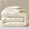 Colcha de fibra de soja grado A para maternidad e infantil, colcha suave y acogedora de primera calidad para primavera/otoño, colcha gruesa de invierno, núcleo de colcha para dormitorio estudiantil