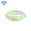Huagang Gem Cavalo Em Forma de Olho Sintético OPAL Anéis de Pedra Nua Artificial OPAL Huocai Aobao Flat Bottom Diamond # 52