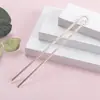 Grampo de cabelo em forma de U moderno simples padrão de estilo antigo adorno de cabelo coque diário guaxinim Hanfu modelador de cabelo de guaxinim grampo feminino