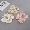 Sandalias de Princesa para Niñas 2026 Verano de Moda Sandalias de Moda para Niñas de Comercio Exterior Lazo Sandalias Casuales para Niñas Pequeñas