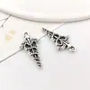 Cor Prata Xizang Pulseira DIY Colar Equipamento Médico Touca de Enfermeira Estetoscópio Liga de Zinco Acessórios Decorativos Pingente