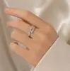 Anel Aberto de Estrela em Prata Esterlina S925 para Mulheres com Esmalte de Textura de Metal Líquido, Anel de Dedo Indicador de Design de Nicho