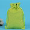 Bolsa de lino con lunares, regalo para fiesta de Navidad, texto de juego, bolsa para empaque de joyería, bolsa para guardar té, audífonos, se puede personalizar