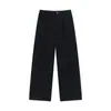 Ropa Vintage 2025 Otoño Nuevo Estilo Japonés Diseño de Doble Pinza Color Sólido Retro Holgado Recto Versátil Pantalones Casuales para Hombre