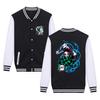 Cross-border Hot Sale Demon Slayer Ghost Blade Casal Pullover Sweat fleece-lined Baseball Suit hoodie