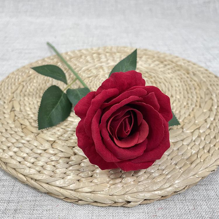 新款单支绒布玫瑰-sxlhyx 大红.JPG